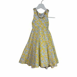 Remie Girl Sleeveless Dress size 5 Lemon Print